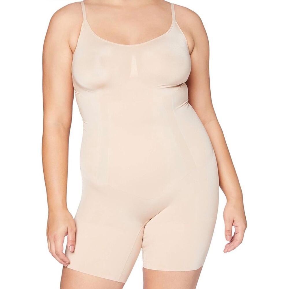 SPANX Tummy Control Compression Bodysuit in Soft Nude Size‎ XL